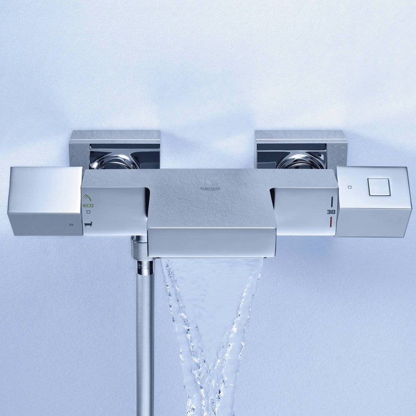 Immagine di Grohe GROHTHERM CUBE termostatico per vasca, finitura cromo 34497000