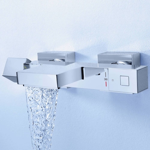 Immagine di Grohe GROHTHERM CUBE termostatico per vasca, finitura cromo 34497000