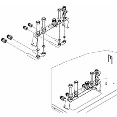 Immagine di Beretta collegamento idraulico posteriore in Box 1100409