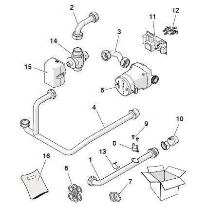 Immagine di Beretta kit zona aggiuntiva motorizzata miscelata 20080038