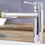 Immagine di Grohe CONCETTO miscelatore monocomando H.22 cm, per lavello, con bocca girevole e limitatore di portata, finitura cromo 31128001