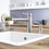 Immagine di Grohe CONCETTO miscelatore monocomando H.22 cm, per lavello, con bocca girevole e limitatore di portata, finitura satinato super steel 31128DC1