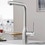 Immagine di Grohe Essence New miscelatore monocomando Lavello, bocca alta, raggio di rotazione di 360°, pratica doccetta estraibile in metallo, finitura opaca 30270DC0