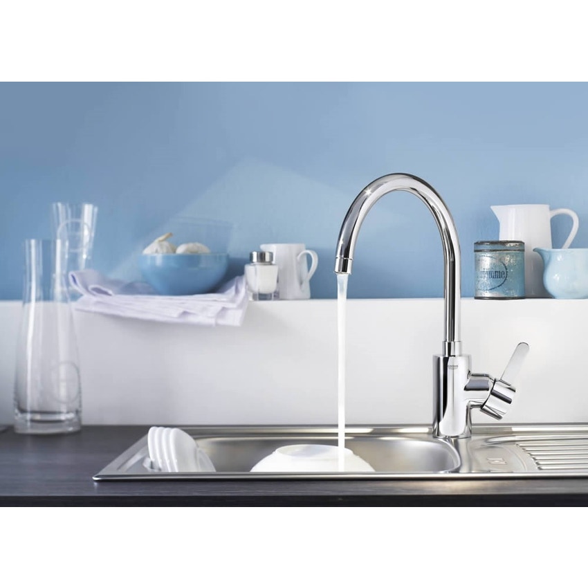 Immagine di Grohe Eurosmart Cosmopolitan Miscelatore Monocomando Lavello finitura cromo 32843000