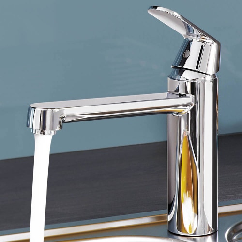 Immagine di Grohe Eurosmart Cosmopolitan Miscelatore Monocomando Lavello con Rubinetto Lavastoviglie finitura cromo 30195000
