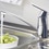Immagine di Grohe EUROSMART COSMOPOLITAN miscelatore monocomando H.20 cm per lavello, con rubinetto lavastoviglie e bocca girevole, finitura cromo 31161000