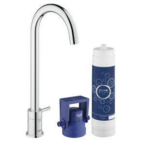 Immagine di Grohe BLUE PURE mono rubinetto per lavello bocca "C" Cromo 31301001