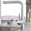 Immagine di Grohe MINTA miscelatore monocomando H.33 cm per lavello, con bocca girevole, finitura cromo 30274000