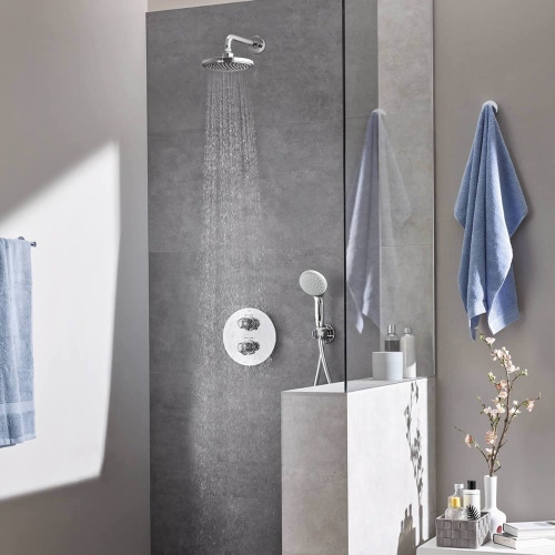 Immagine di Grohe New Tempesta 100 Manopola Doccia a 2 Getti 27597000
