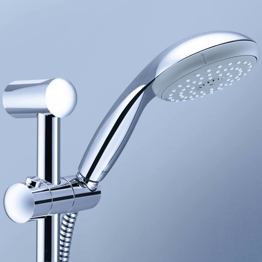 Immagine di Grohe New Tempesta 100 Set asta Doccia 4 Getti a Risparmio Idrico con Mensola 28436001
