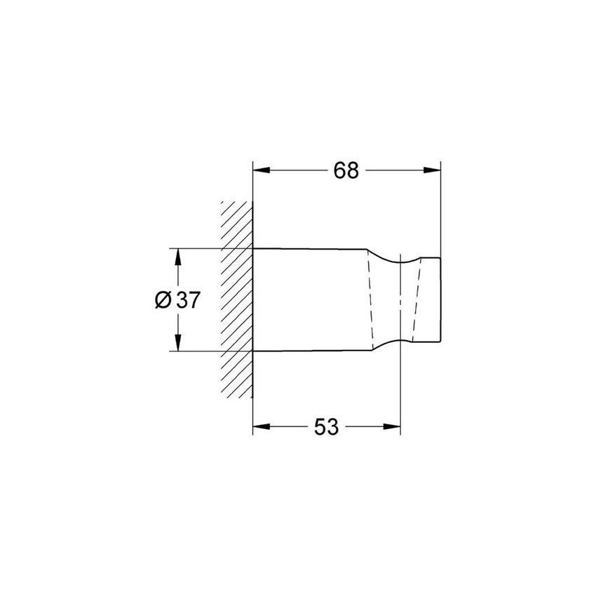 Grohe 27522000 Tempesta Cosmopolitan Asta Doccia con Lunghezza 900mm, Cromo