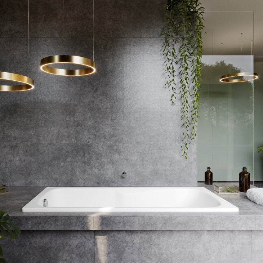 Immagine di Kaldewei DYNA SET STAR vasca rettangolare L.150 P.75 cm, con predisposizione per montaggio maniglie, in acciaio smaltato, colore bianco alpino 226700010001