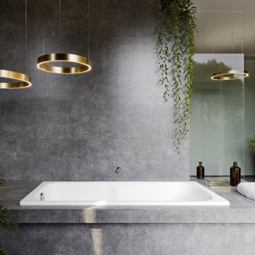 Immagine di Kaldewei DYNA SET STAR vasca rettangolare L.160 P.70 cm, con predisposizione per montaggio maniglie, in acciaio smaltato, colore bianco alpino 226900010001