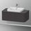 Immagine di Duravit HAPPY D.2 PLUS consolle con un taglio per lavabo 100 cm, per basi sottolavabo con consolle, finitura noce spazzolato HP031E06969