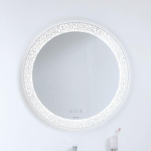 Immagine di Duravit HAPPY D.2 PLUS composizione bagno: mobile sottolavabo e colonna bassa sospesi, colore grigio grafite opaco e noce spazzolato + specchio con illuminazione, finitura organic + lavabo 60 cm, colore antracite opaco + miscelatore monocomando C.1 L, colore nero HP496108080-HP1260R8080