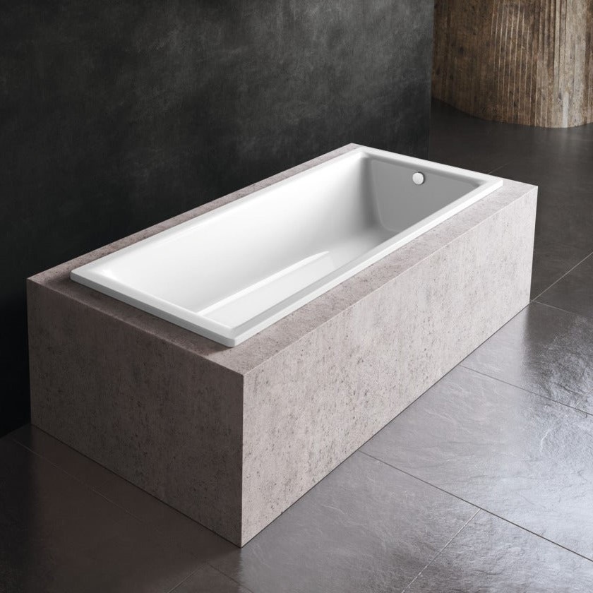 Immagine di Kaldewei PURO STAR vasca rettangolare L.160 P.70 cm, con predisposizione per montaggio maniglie, in acciaio smaltato, colore bianco alpino 258500010001