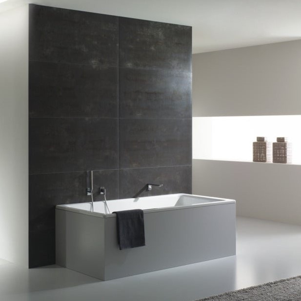 Immagine di Kaldewei PURO STAR vasca rettangolare L.160 P.70 cm, con predisposizione per montaggio maniglie, in acciaio smaltato, colore bianco alpino 258500010001