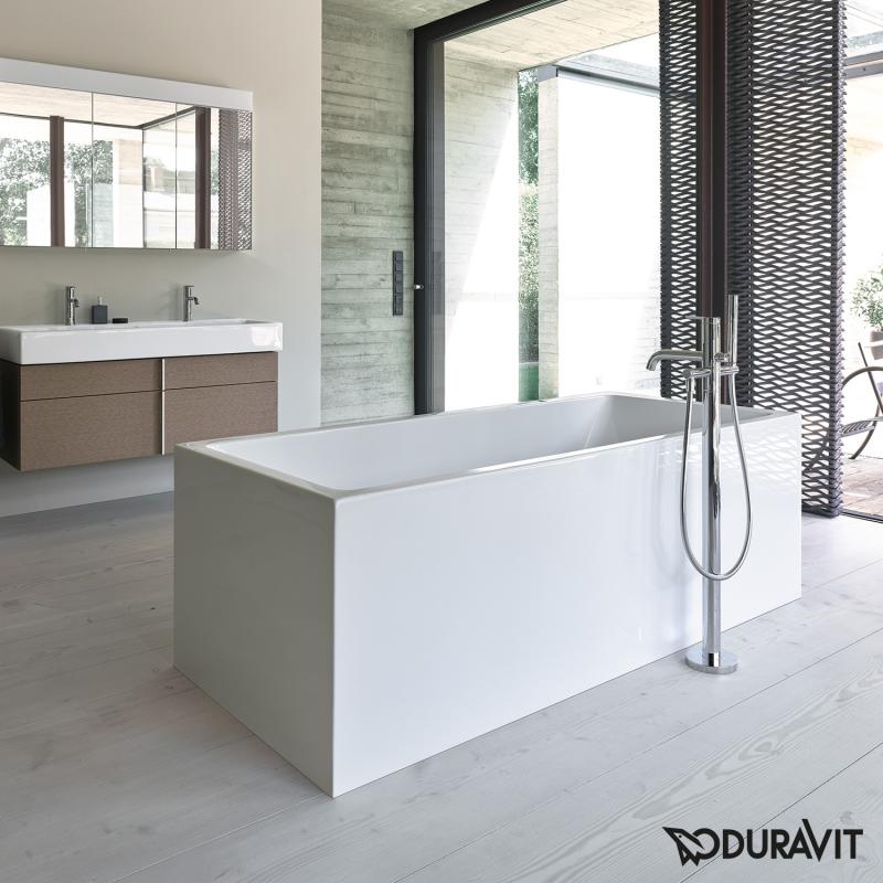 Immagine di Duravit C.1 miscelatore monocomando, a pavimento, finitura cromo C15250000010