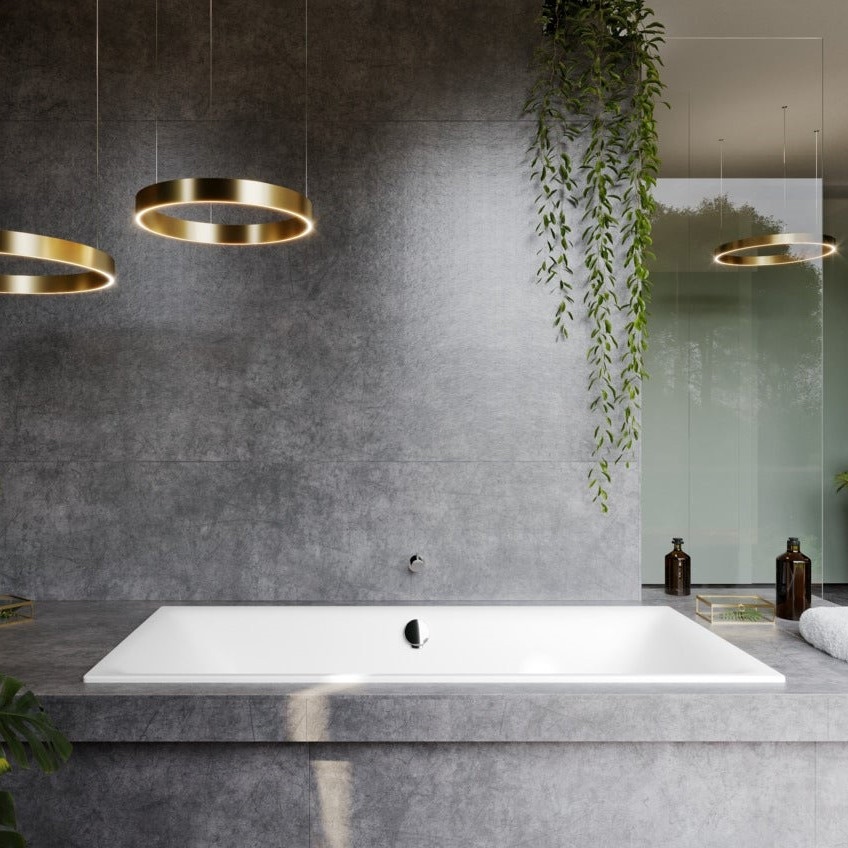 Immagine di Kaldewei SILENIO vasca rettangolare L.170 P.75 cm, in acciaio smaltato, colore bianco alpino 267400010001