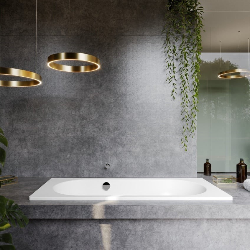 Immagine di Kaldewei VAIO STAR vasca rettangolare L.170 P.80 cm, con predisposizione montaggio maniglie, in acciaio smaltato, colore bianco alpino 234100010001