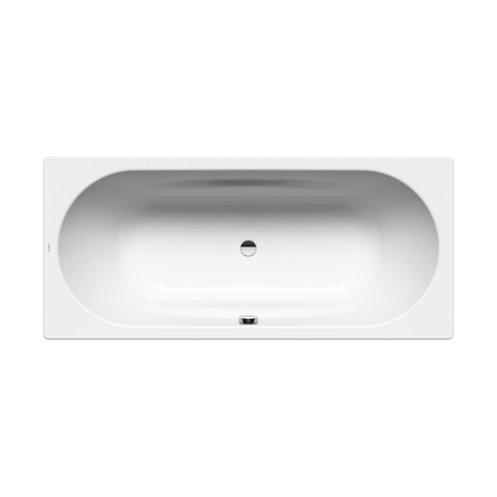 Immagine di Kaldewei VAIO DUO vasca rettangolare L.180 P.80 cm, in acciaio smaltato, colore bianco alpino 233000010001