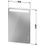 Immagine di Duravit LUV specchio con illuminazione 80 cm LU966800000