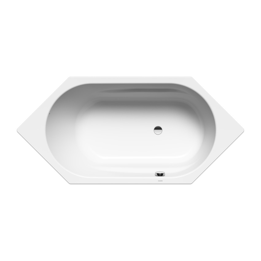 Immagine di Kaldewei VAIO 6 vasca esagonale L.190 P.90, in acciaio smaltato, colore bianco alpino 233800010001