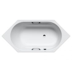 Immagine di Kaldewei VAIO 6 STAR vasca esagonale L.190 P.90 cm, con predisposizione per montaggio maniglie, colore bianco alpino 233900010001