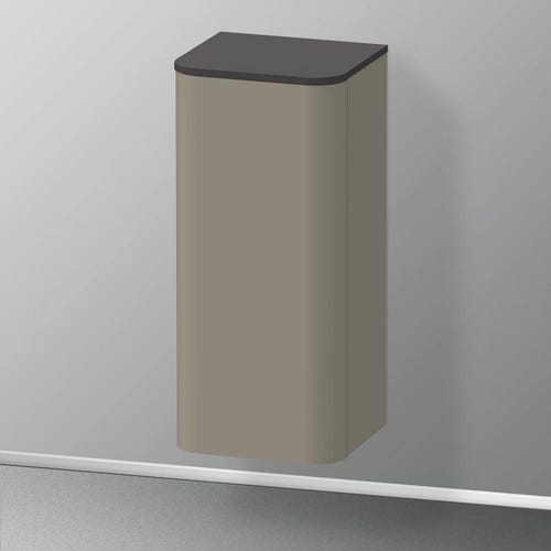 Immagine di Duravit HAPPY D.2 PLUS piano di copertura per colonne basse, 40.3 cm, colore grigio grafite finitura opaco HP030008080
