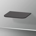 Immagine di Duravit HAPPY D.2 PLUS piano di copertura per colonne basse, 40.3 cm, colore grigio grafite finitura opaco HP030008080