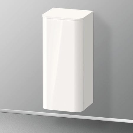 Immagine di Duravit HAPPY D.2 PLUS colonna bassa H.89.6 cm, cerniera a sinistra, colore bianco finitura lucido HP1260L2222