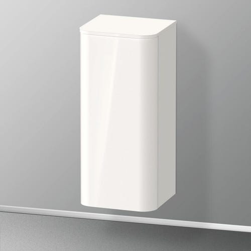 Immagine di Duravit HAPPY D.2 PLUS colonna bassa H.89.6 cm, cerniera a sinistra, colore bianco finitura lucido HP1260L2222