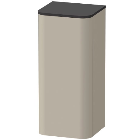 Immagine di Duravit HAPPY D.2 PLUS colonna bassa H.89.6 cm, cerniera a destra, colore taupe finitura opaco HP1260R6060