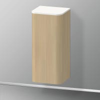 Immagine di Duravit HAPPY D.2 PLUS colonna bassa H.89.6 cm, cerniera a destra, finitura rovere mediterraneo HP1260R7171