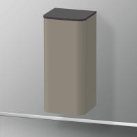 Immagine di Duravit HAPPY D.2 PLUS colonna bassa H.89.6 cm, cerniera a destra, colore grigio pietra finitura opaco HP1260R9292