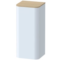 Immagine di Duravit HAPPY D.2 PLUS colonna bassa H.89.6 cm, cerniera a destra, colore azzurro finitura opaco HP1260R9797