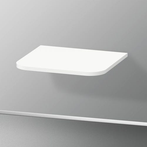 Immagine di Duravit HAPPY D.2 PLUS piano di copertura per colonne basse, 40.3 cm, colore bianco finitura opaco HP030003636