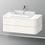 Immagine di Duravit HAPPY D.2 PLUS base sottolavabo sospesa 100 cm per consolle, 2 cassetti, cassetto superiore con scasso per il sifone, colore bianco finitura lucido HP496102222