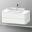 Immagine di Duravit HAPPY D.2 PLUS base sottolavabo sospesa 100 cm per consolle, 2 cassetti, cassetto superiore con scasso per il sifone, colore bianco finitura opaco HP496103636