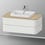 Immagine di Duravit HAPPY D.2 PLUS base sottolavabo sospesa 100 cm per consolle, 2 cassetti, cassetto superiore con scasso per il sifone, colore bianco Nordic finitura opaco HP496103939