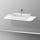 Duravit HAPPY D.2 PLUS consolle con un taglio per lavabo 100 cm, per basi sottolavabo con consolle, colore bianco finitura lucido HP031E02222
