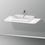 Immagine di Duravit HAPPY D.2 PLUS consolle con un taglio per lavabo 100 cm, per basi sottolavabo con consolle, colore bianco finitura lucido HP031E02222