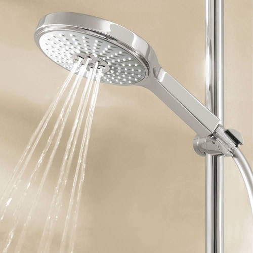 Immagine di Grohe Power&Soul® Cosmopolitan 160 Set asta doccia a 4 tipologie di getto combinabili finitura cromo 27744000