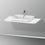 Immagine di Duravit HAPPY D.2 PLUS consolle con un taglio per lavabo 100 cm, per basi sottolavabo con consolle, colore bianco Nordic finitura opaco HP031E03939