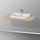Duravit HAPPY D.2 PLUS consolle con un taglio per lavabo 100 cm, per basi sottolavabo con consolle, finitura rovere mediterraneo HP031E07171