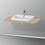 Immagine di Duravit HAPPY D.2 PLUS consolle con un taglio per lavabo 100 cm, per basi sottolavabo con consolle, finitura rovere mediterraneo HP031E07171