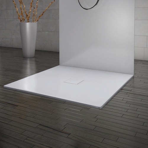 Immagine di Kaldewei CONOFLAT piatto doccia quadrato 100 cm, colore bianco alpino 465600010001