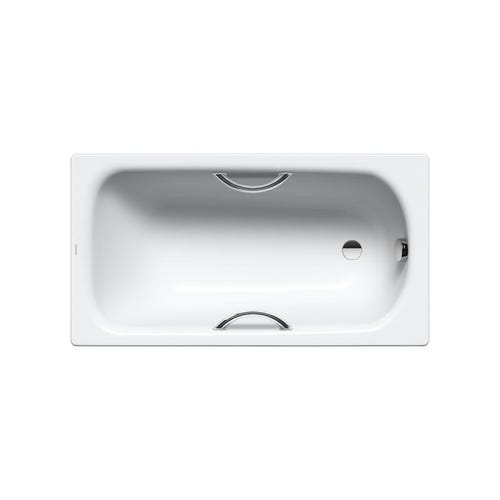 Immagine di Kaldewei SANIFORM PLUS STAR vasca rettangolare L.140 P.70 cm, in acciaio smaltato, con predisposizione per montaggio maniglie, colore bianco alpino 133000010001