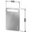 Immagine di Duravit LUV specchio con illuminazione 50 cm LU965700000