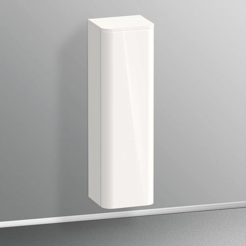 Immagine di Duravit HAPPY D.2 PLUS colonna bassa H.133.6 cm, cerniera a sinistra, colore bianco finitura lucido HP1261L2222